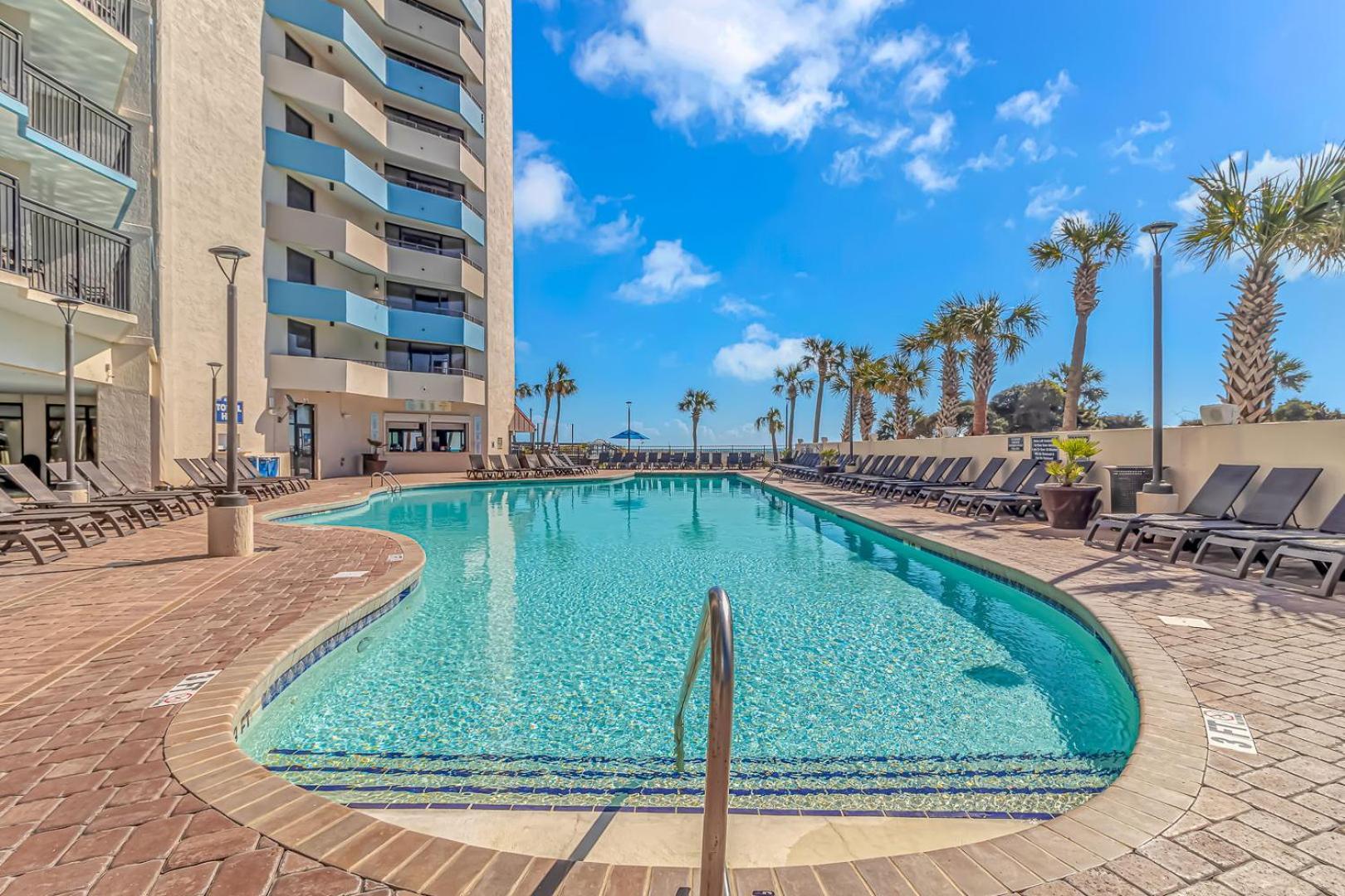 Oceanfront 3BR 2BA Condo Ocean Reef 1421 Myrtle Beach Exterior foto